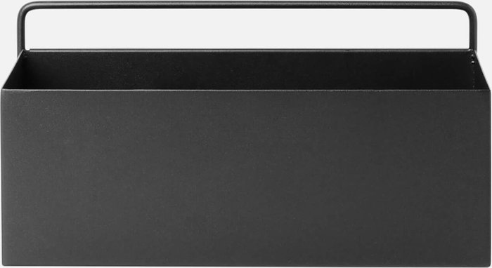 The Hut UK | Ferm Living Ferm Living Wall Box - Rectangle - Black Ferm Living Ferm Living Wall Box - Rectangle - Black