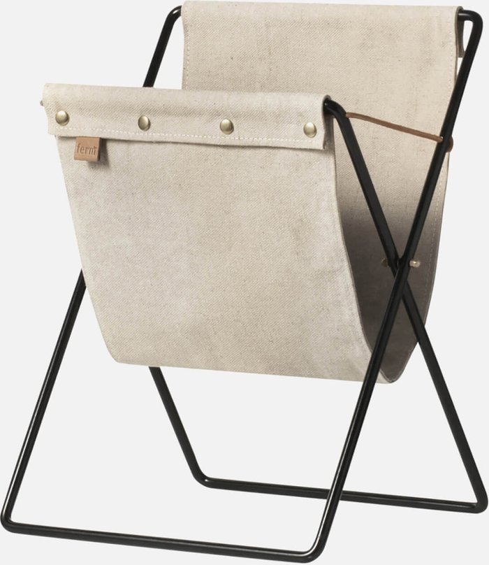 The Hut UK | Ferm Living Ferm Living Herman Magazine Stand - Black Ferm Living Ferm Living Herman Magazine Stand - Black