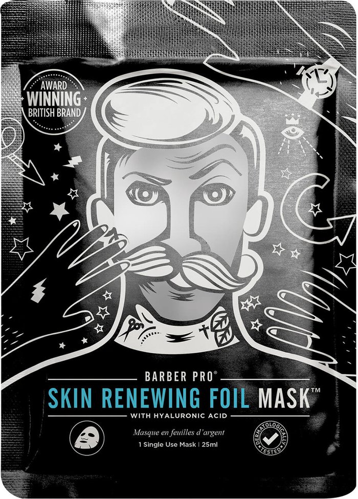 Mankind UK | BARBER PRO BARBER PRO Skin Renewing Foil Mask 30g BARBER PRO BARBER PRO Skin Renewing Foil Mask 30g