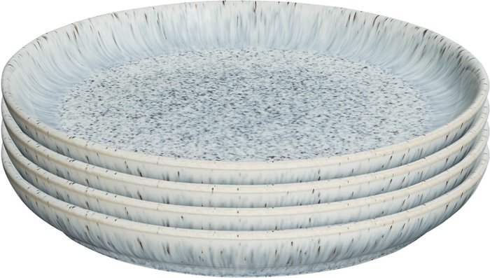 The Hut UK | Denby Denby Halo Speckle Medium Plate - Set of 4 Denby Denby Halo Speckle Medium Plate - Set of 4