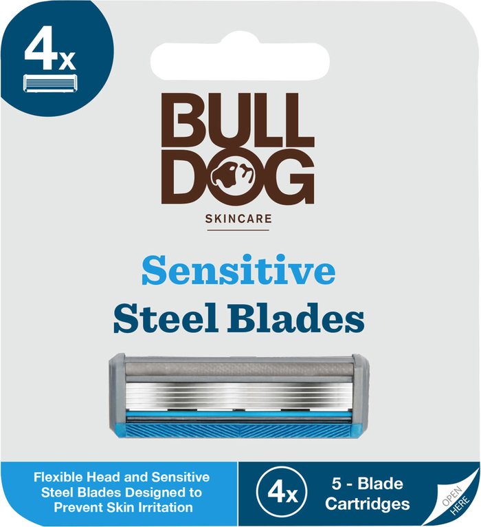 Mankind UK | Bulldog Skincare for Men Bulldog Sensitive Blades 4s Bulldog Skincare for Men Bulldog Sensitive Blades 4s