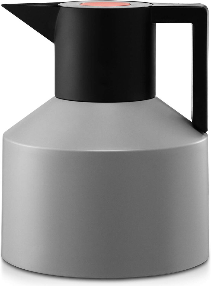 The Hut UK | Normann Copenhagen Normann Copenhagen Geo Vacuum Jug - Grey/Black Normann Copenhagen Normann Copenhagen Geo Vacuum Jug - Grey/Black