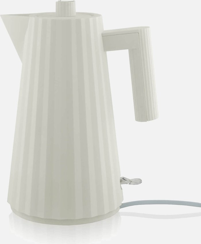The Hut UK | Alessi Alessi Electric Kettle - Plisse White - 1.7L Alessi Alessi Electric Kettle - Plisse White - 1.7L