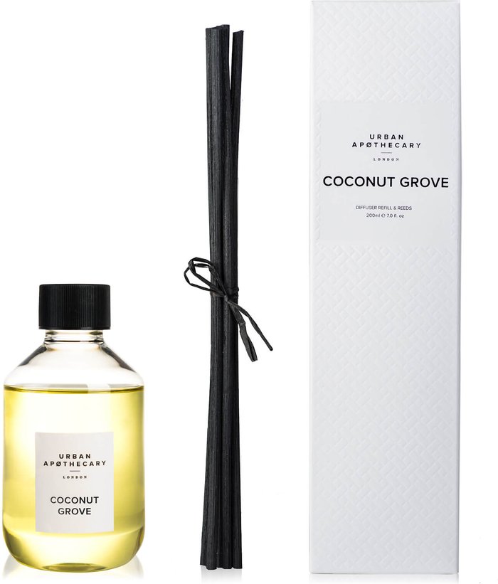 The Hut UK | Urban Apothecary Urban Apothecary Coconut Grove Luxury Diffuser Refill - 200ml Urban Apothecary Urban Apothecary Coconut Grove Luxury Diffuser Refill - 200ml