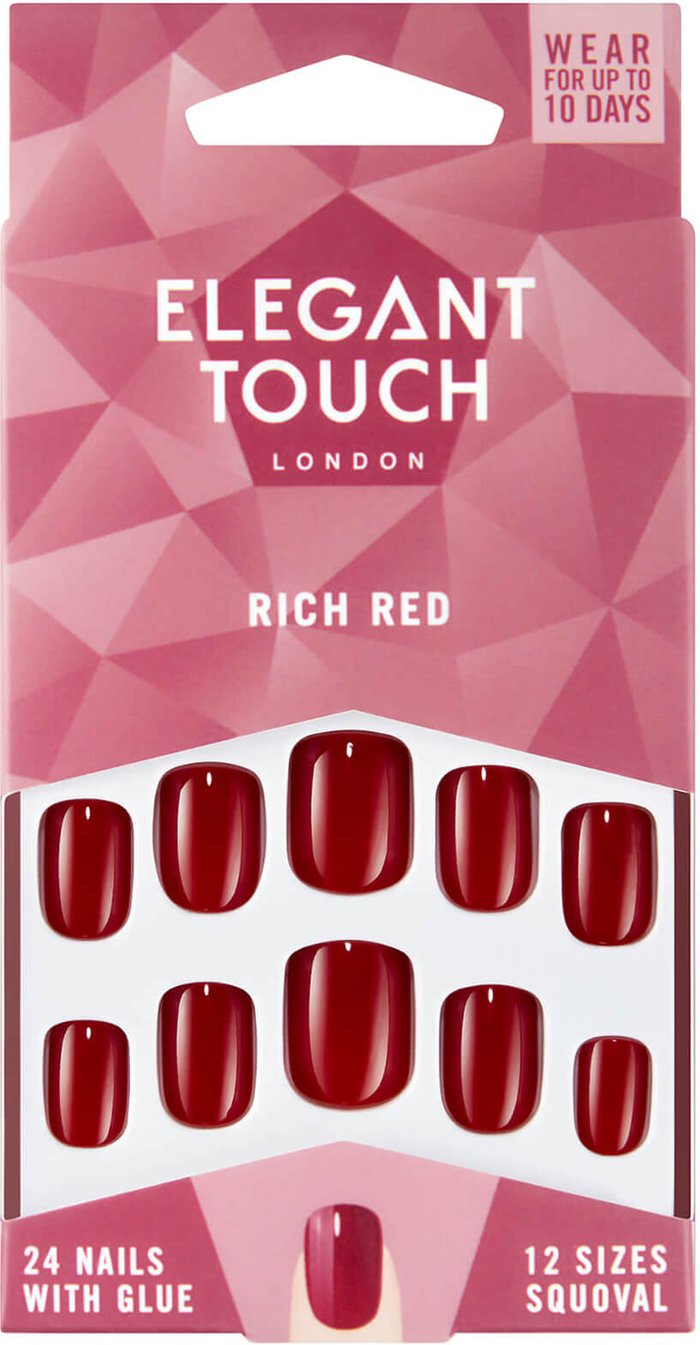 Mankind UK | Elegant Touch Elegant Touch Rich Red Nails Elegant Touch Elegant Touch Rich Red Nails
