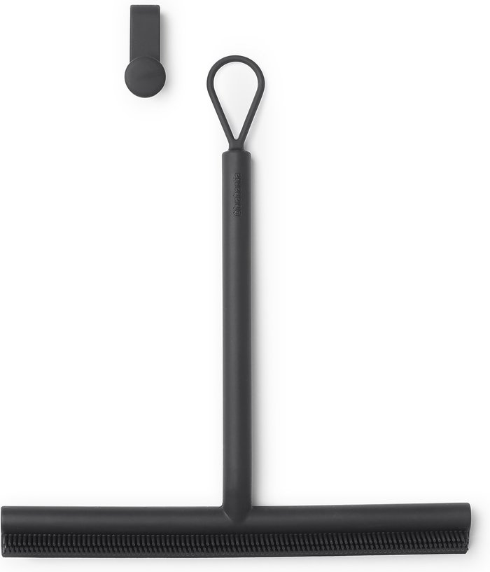 The Hut UK | Brabantia Brabantia Shower Squeegee - Dark Grey Brabantia Brabantia Shower Squeegee - Dark Grey