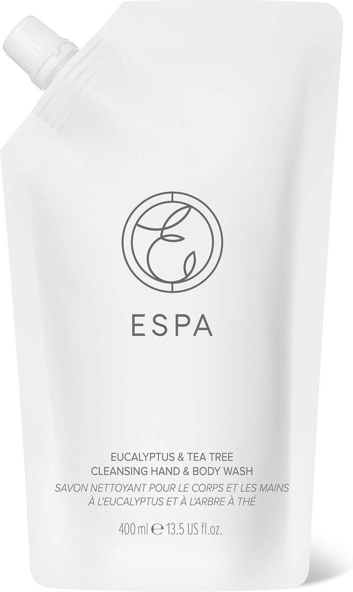 Mankind UK | ESPA ESPA Eucalyptus and Tea Tree Cleansing Hand and Body Wash 400ml ESPA ESPA Eucalyptus and Tea Tree Cleansing Hand and Body Wash 400ml