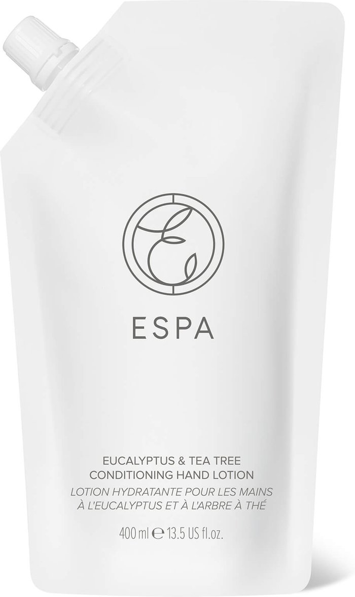 The Hut UK | ESPA ESPA Eucalyptus and Tea Tree Conditioning Hand Lotion 400ml ESPA ESPA Eucalyptus and Tea Tree Conditioning Hand Lotion 400ml