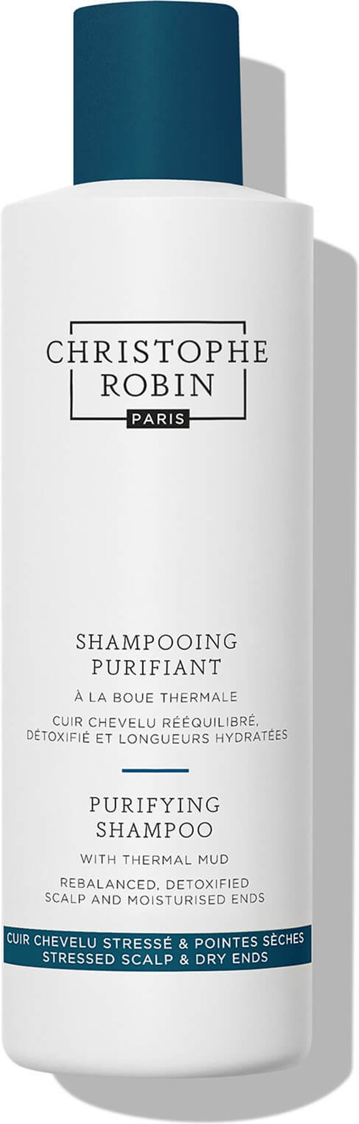 The Hut UK | Christophe Robin Christophe Robin Purifying Shampoo with Thermal Mud 250ml Christophe Robin Christophe Robin Purifying Shampoo with Thermal Mud 250ml