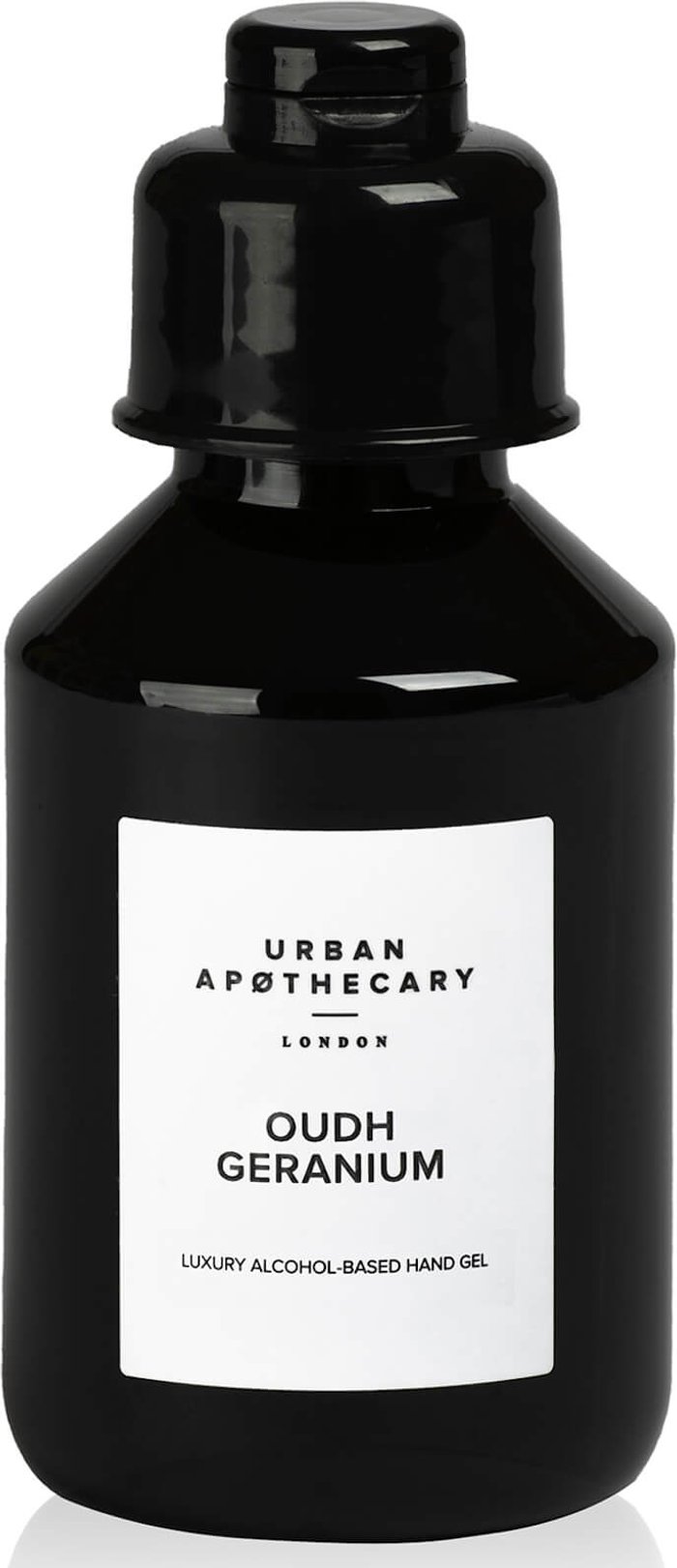 The Hut UK | Urban Apothecary Urban Apothecary Oudh Geranium Luxury Hand Sanitiser Gel - 100ml Urban Apothecary Urban Apothecary Oudh Geranium Luxury Hand Sanitiser Gel - 100ml