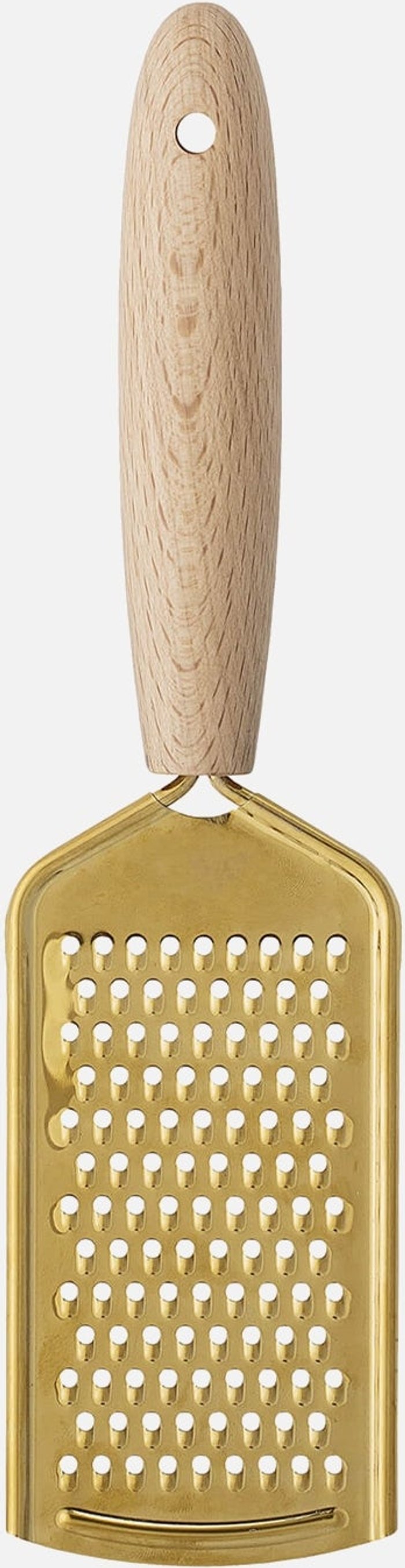 The Hut UK | Bloomingville Bloomingville Grater - Gold & Wood Bloomingville Bloomingville Grater - Gold & Wood