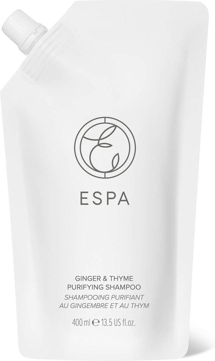 Mankind UK | ESPA ESPA Essentials Purifying Shampoo 400ml - Ginger and Thyme ESPA ESPA Essentials Purifying Shampoo 400ml - Ginger and Thyme