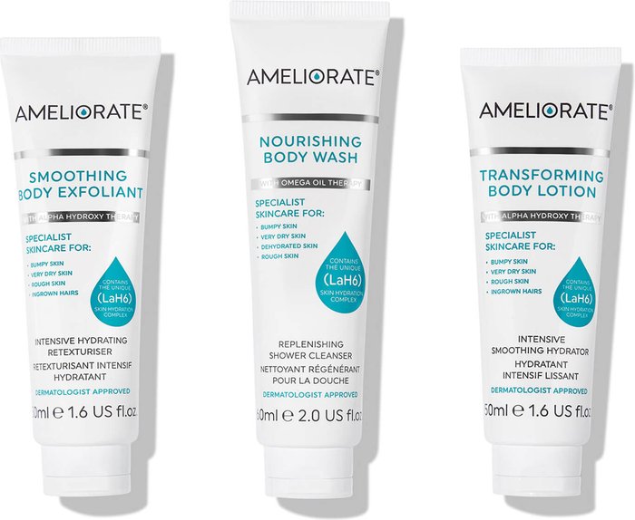Mankind UK | Ameliorate AMELIORATE 3 Steps to Smooth Skin Ameliorate AMELIORATE 3 Steps to Smooth Skin