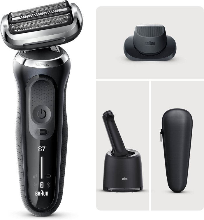 Mankind UK | Braun BRAUN Series 7 70-N7200cc Wet & Dry Foil Shaver - Black Braun BRAUN Series 7 70-N7200cc Wet & Dry Foil Shaver - Black
