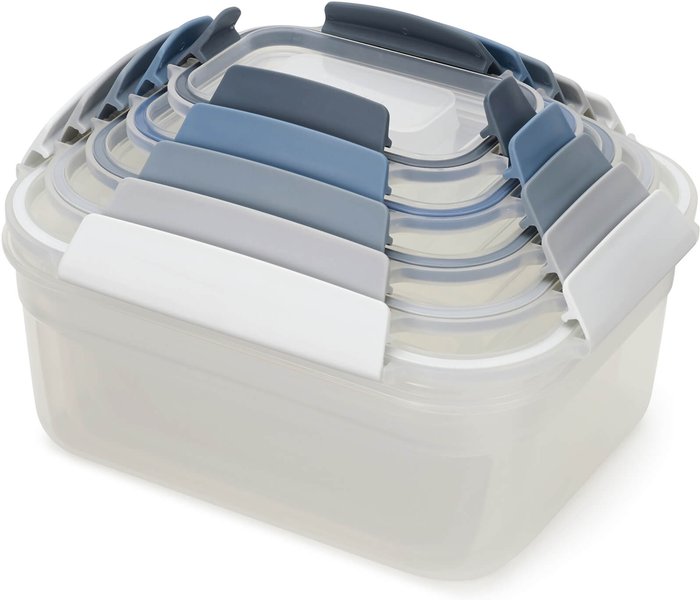 The Hut UK | Joseph Joseph Joseph Joseph Editions Nest Lock 5 Piece Container Set - Sky Joseph Joseph Joseph Joseph Editions Nest Lock 5 Piece Container Set - Sky