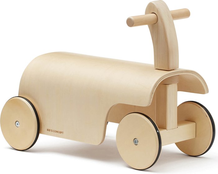 The Hut UK | Kids Concept Kids Concept Ride Along Kart - Natural Kids Concept Kids Concept Ride Along Kart - Natural