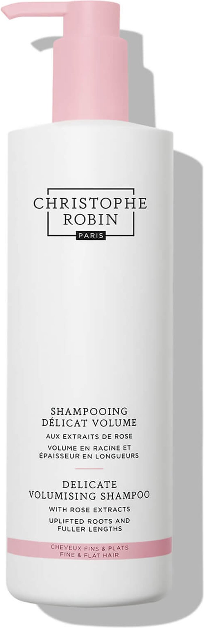 Mankind UK | Christophe Robin Christophe Robin Delicate Volumising Shampoo with Rose Extracts 500ml Christophe Robin Christophe Robin Delicate Volumising Shampoo with Rose Extracts 500ml