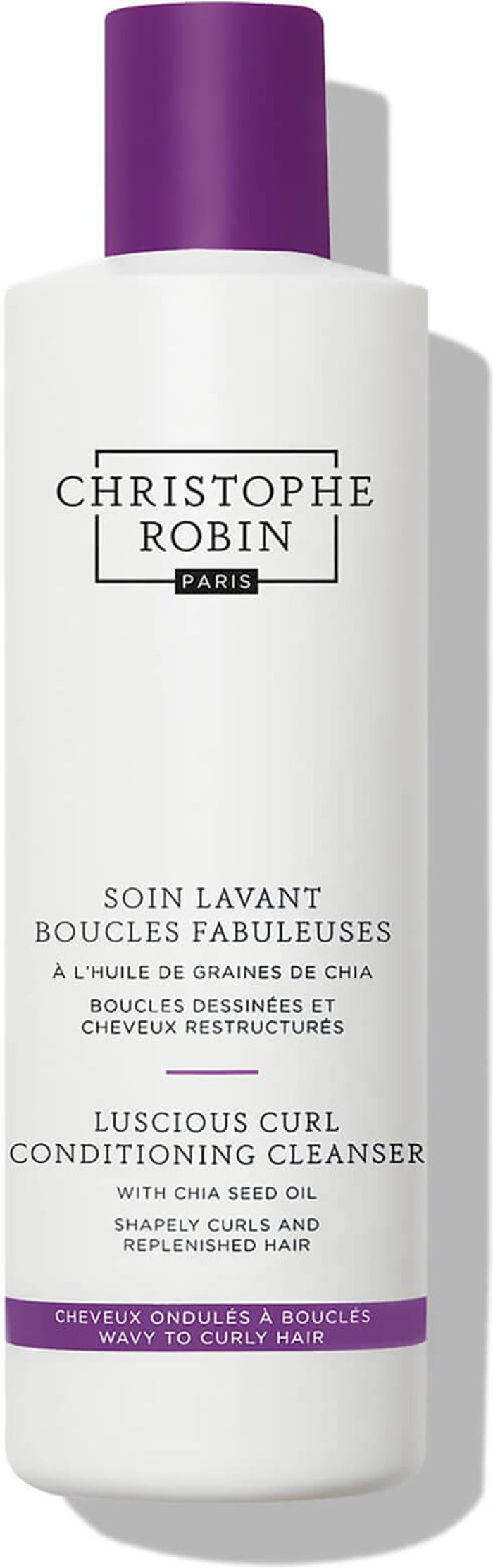 Mankind UK | Christophe Robin Christophe Robin Luscious Curl Conditioning Cleanser with Chia Seed Oil 250ml Christophe Robin Christophe Robin Luscious Curl Conditioning Cleanser with Chia Seed Oil 250ml