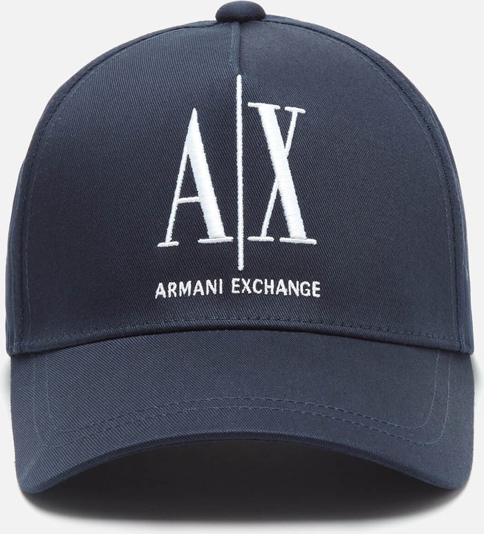 The Hut UK | Armani Exchange Armani Exchange Men's Big Logo Baseball Hat - Dark Teal/Navy Armani Exchange Armani Exchange Men's Big Logo Baseball Hat - Dark Teal/Navy
