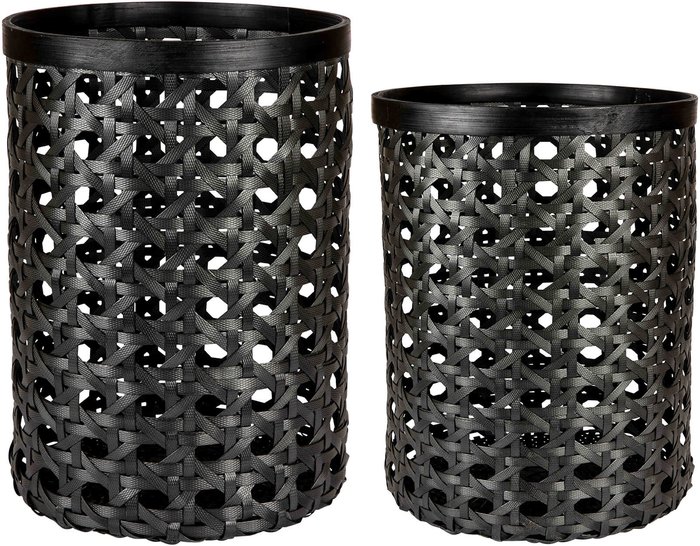 The Hut UK | Day Birger et Mikkelsen Home Day Birger et Mikkelsen Home Bamboo Basket - Black (Set of 2) Day Birger et Mikkelsen Home Day Birger et Mikkelsen Home Bamboo Basket - Black (Set of 2)