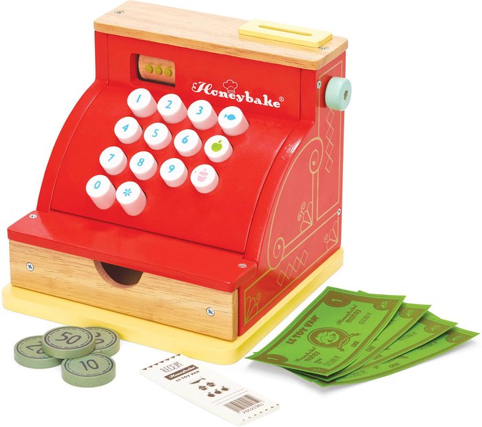 The Hut UK | Le Toy Van Le Toy Van Honeybake Cash Till Register Le Toy Van Le Toy Van Honeybake Cash Till Register