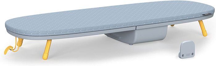 The Hut UK | Joseph Joseph Joseph Joseph Pocket Folding Table - Top Ironing Board - Grey/Yellow Joseph Joseph Joseph Joseph Pocket Folding Table - Top Ironing Board - Grey/Yellow