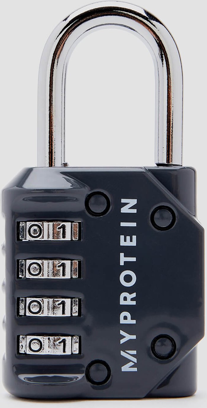 The Hut UK | MyProtein Myprotein Combination Padlock - Grey MyProtein Myprotein Combination Padlock - Grey