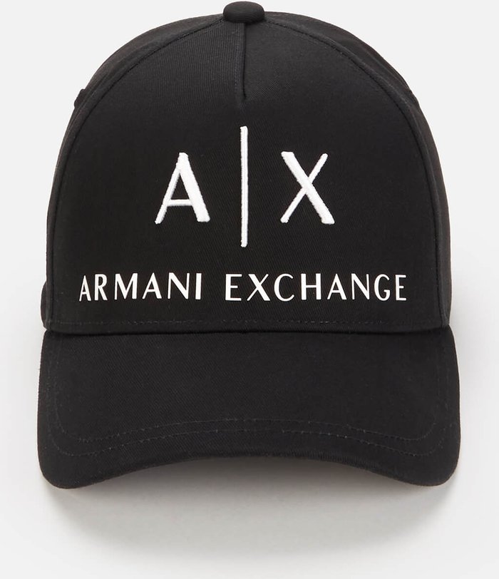 The Hut UK | Armani Exchange Armani Exchange Men's Ax Logo Cap - Black/White Armani Exchange Armani Exchange Men's Ax Logo Cap - Black/White