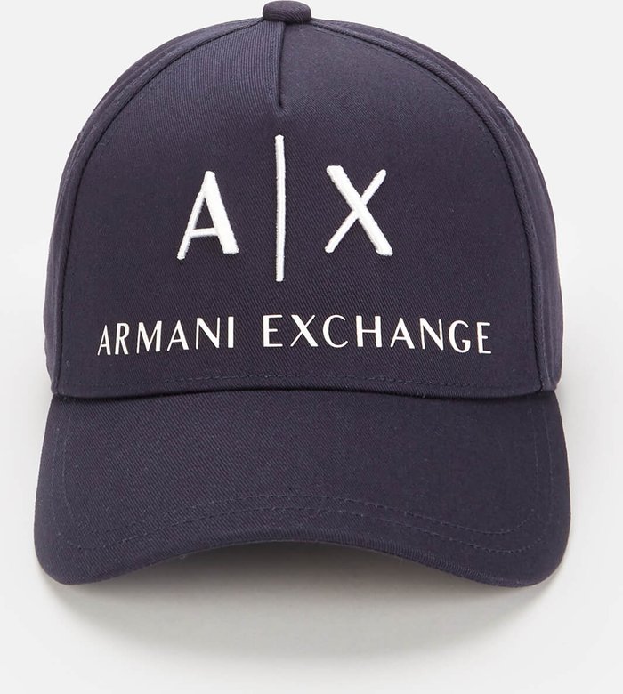 The Hut UK | Armani Exchange Armani Exchange Men's AX Logo Cap - Navy/White Armani Exchange Armani Exchange Men's AX Logo Cap - Navy/White
