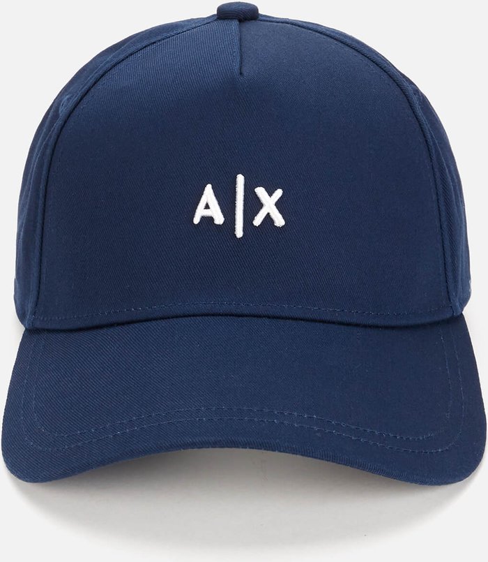 The Hut UK | Armani Exchange Armani Exchange Men's Small Ax Logo Cap - Navy Armani Exchange Armani Exchange Men's Small Ax Logo Cap - Navy