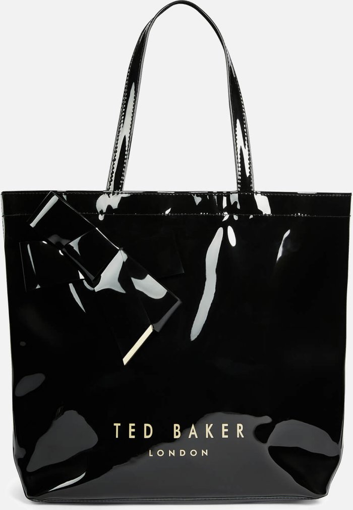 The Hut UK | Ted Baker Ted Baker Nicon Knot Bow Large PVC Tote Bag Ted Baker Ted Baker Nicon Knot Bow Large PVC Tote Bag
