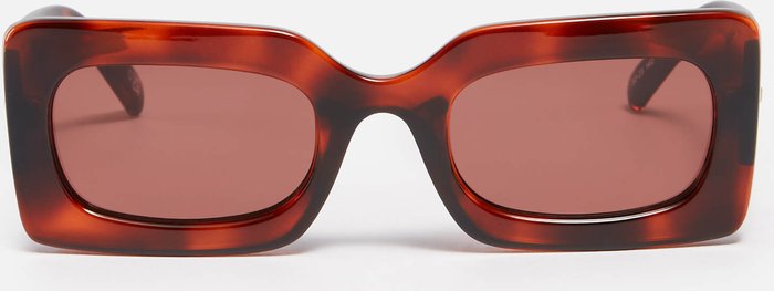 The Hut UK | Le Specs Le Specs Women's Oh Damn! Rectangular Sunglasses - Toffee Tort Le Specs Le Specs Women's Oh Damn! Rectangular Sunglasses - Toffee Tort