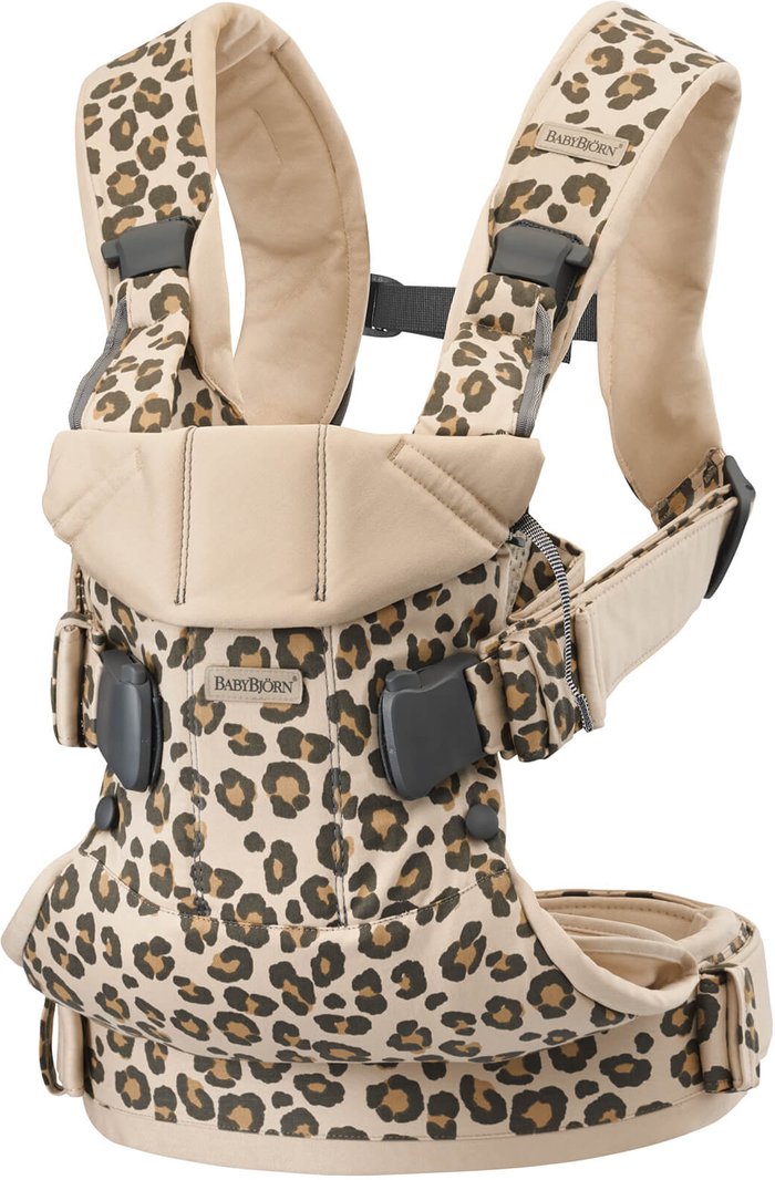 The Hut UK | BABYBJÖRN BABYBJÖRN One Cotton Baby Carrier - Beige Leopard BABYBJÖRN BABYBJÖRN One Cotton Baby Carrier - Beige Leopard
