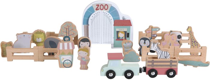 The Hut UK | Little Dutch Little Dutch Railway Train Extension - Zoo Little Dutch Little Dutch Railway Train Extension - Zoo