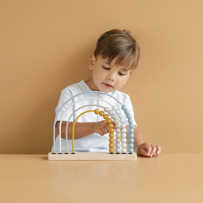 The Hut UK | Little Dutch Little Dutch Rainbow Abacus - Blue Little Dutch Little Dutch Rainbow Abacus - Blue
