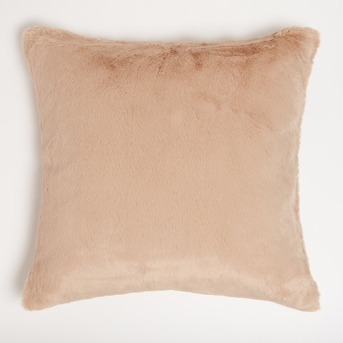 The Hut UK | ïn home ïn home Recycled Polyester Faux Fur Cushion - Brown ïn home ïn home Recycled Polyester Faux Fur Cushion - Brown
