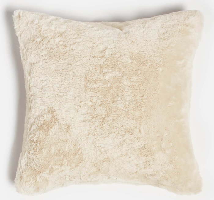 The Hut UK | ïn home ïn home Recycled Polyester Faux Fur Cushion - Ivory ïn home ïn home Recycled Polyester Faux Fur Cushion - Ivory
