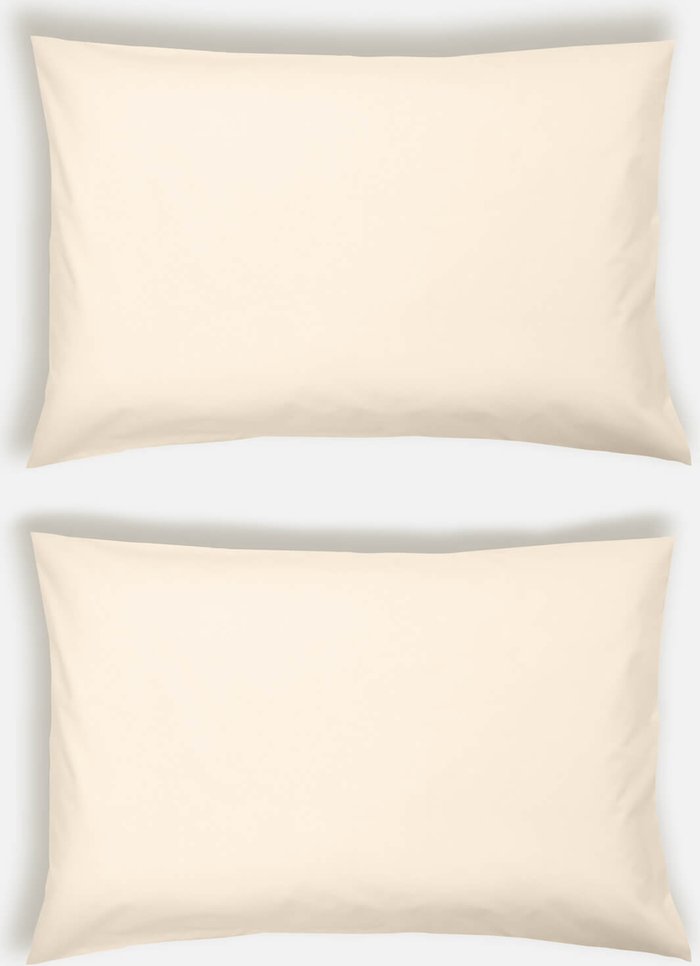 The Hut UK | ïn home ïn home 200 Thread Count 100% Organic Cotton Pillowcase Pair - Natural ïn home ïn home 200 Thread Count 100% Organic Cotton Pillowcase Pair - Natural