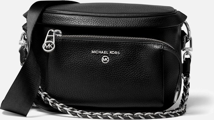 The Hut UK | MICHAEL Michael Kors MICHAEL Michael Kors Women's Slater Medium Sling Pack Messenger Bag - Black MICHAEL Michael Kors MICHAEL Michael Kors Women's Slater Medium Sling Pack Messenger Bag - Black