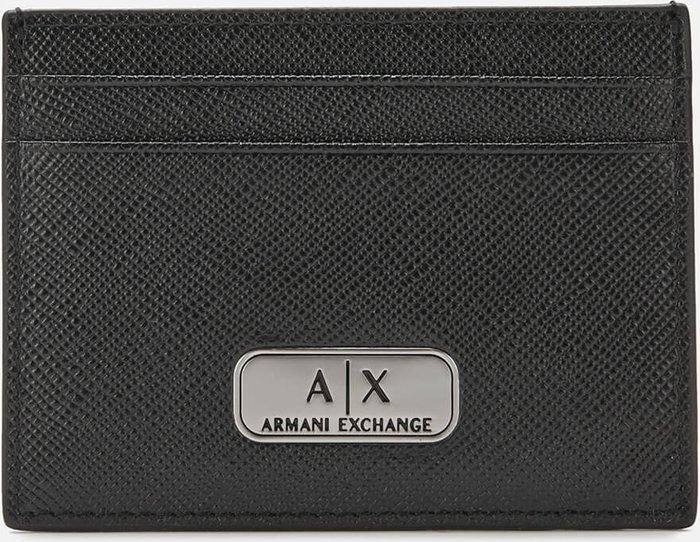 The Hut UK | Armani Exchange Men's Card Holder - Black Armani Exchange Men's Card Holder - Black