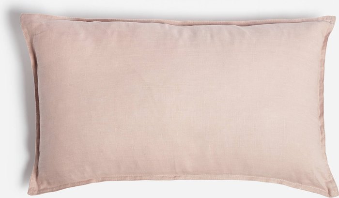 The Hut UK | ïn home ïn home Linen Cushion - Pink - 30x50cm ïn home ïn home Linen Cushion - Pink - 30x50cm