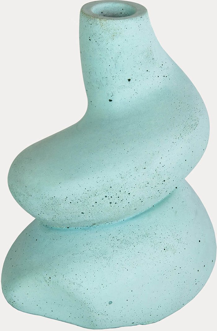 The Hut UK | Smith & Goat Smith & Goat Big Glob Concrete Candle Holder - Blue Tit Smith & Goat Smith & Goat Big Glob Concrete Candle Holder - Blue Tit