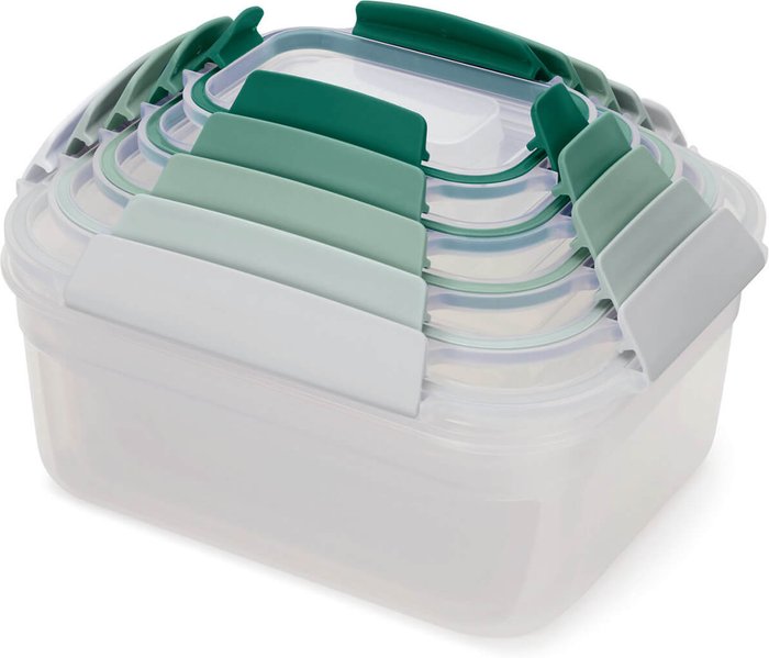 The Hut UK | Joseph Joseph Joseph Joseph Editions - Nest Lock 5-Piece Container Set - Sage Joseph Joseph Joseph Joseph Editions - Nest Lock 5-Piece Container Set - Sage