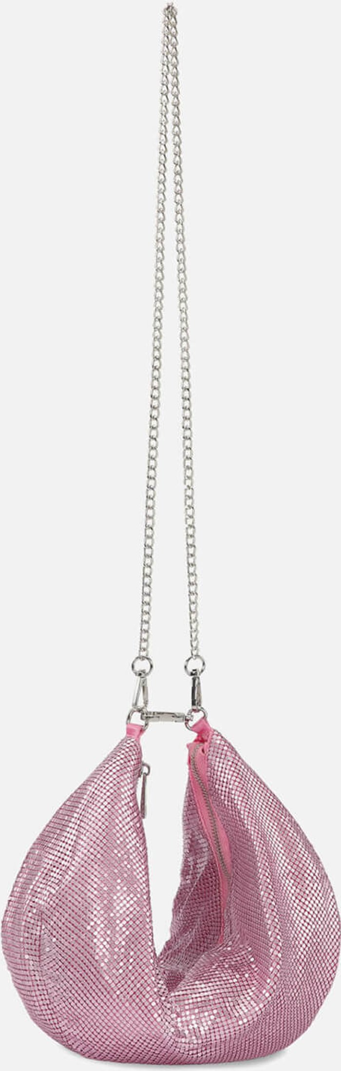 The Hut UK | Núnoo Núnoo Women's Coco Metal Mesh Bag - Pink Núnoo Núnoo Women's Coco Metal Mesh Bag - Pink