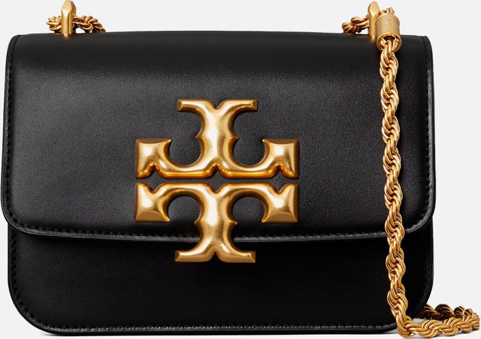 The Hut UK | TORY BURCH Tory Burch Women's Eleanor Small Convertible Shoulder Bag - Black TORY BURCH Tory Burch Women's Eleanor Small Convertible Shoulder Bag - Black