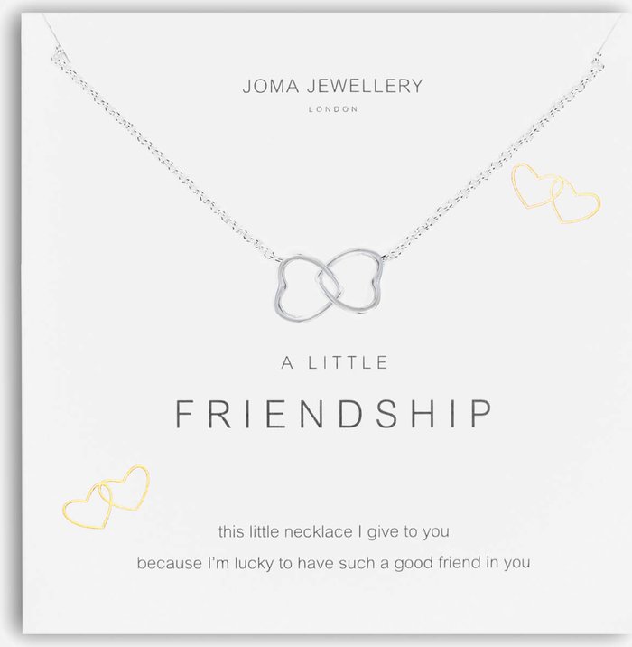 The Hut UK | Joma Jewellery Joma Jewellery A Little Friendship Necklace - Silver Joma Jewellery Joma Jewellery A Little Friendship Necklace - Silver
