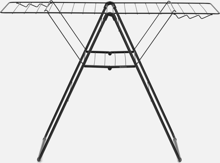 The Hut UK | Brabantia Brabantia Hangon Drying Rack, 20M - Matt Black Brabantia Brabantia Hangon Drying Rack, 20M - Matt Black