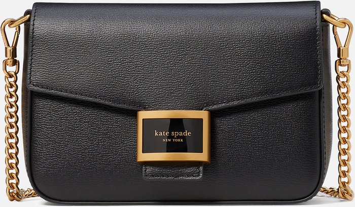 The Hut UK | kate spade new york Kate Spade New York Katy Flap Chain Leather Cross-Body Bag kate spade new york Kate Spade New York Katy Flap Chain Leather Cross-Body Bag