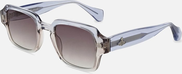 The Hut UK | Vivienne Westwood Vivienne Westwood Men's Michael Sunglasses - Crystal Green/Blue Vivienne Westwood Vivienne Westwood Men's Michael Sunglasses - Crystal Green/Blue