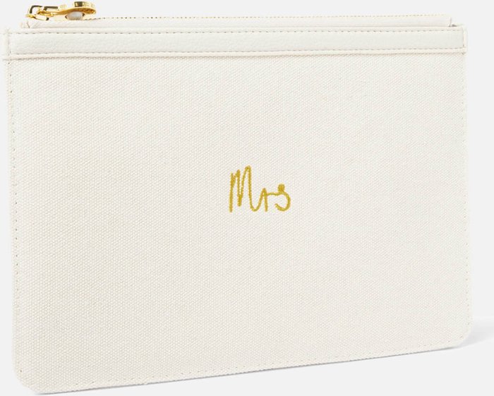 The Hut UK | Katie Loxton Katie Loxton Bridal Embroidered Mrs Canvas Pouch Katie Loxton Katie Loxton Bridal Embroidered Mrs Canvas Pouch